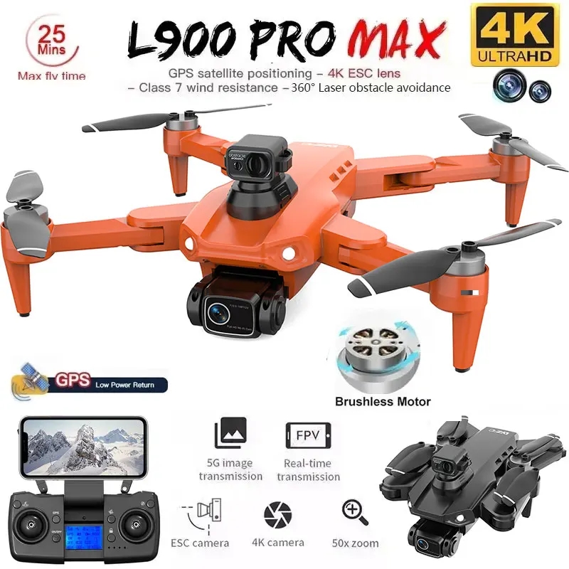 L900 Pro MAX GPS 드론 4K 전문 HD 듀 - Drone Battery Case 리뷰 및 가격