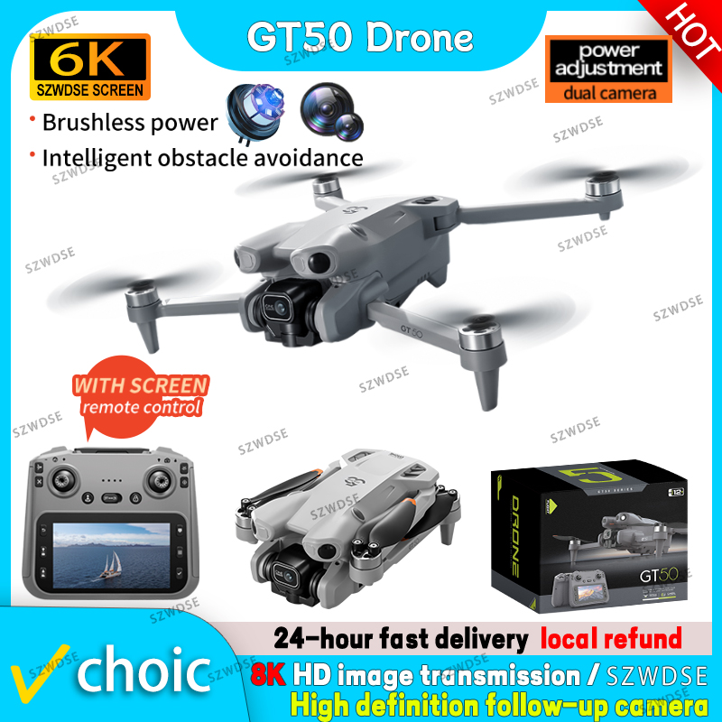 NEW GT50 PRO 미니 5 프로 RC 드론 8K  - Jjrc Drone X12 리뷰 및 가격